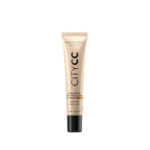 Mádara City CC Krem SPF15 Light – nemlendirici, anti-pollution mineral güneş korumalı CC krem | Clean Studio